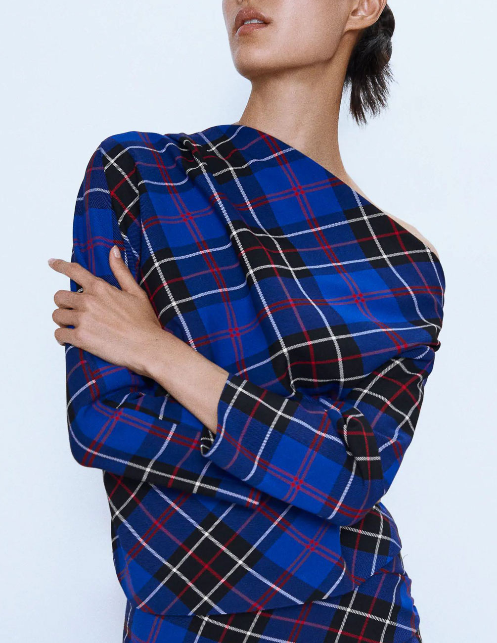 

Блуза Zara Ж1050299 (8641/109/015) цвет синий XS