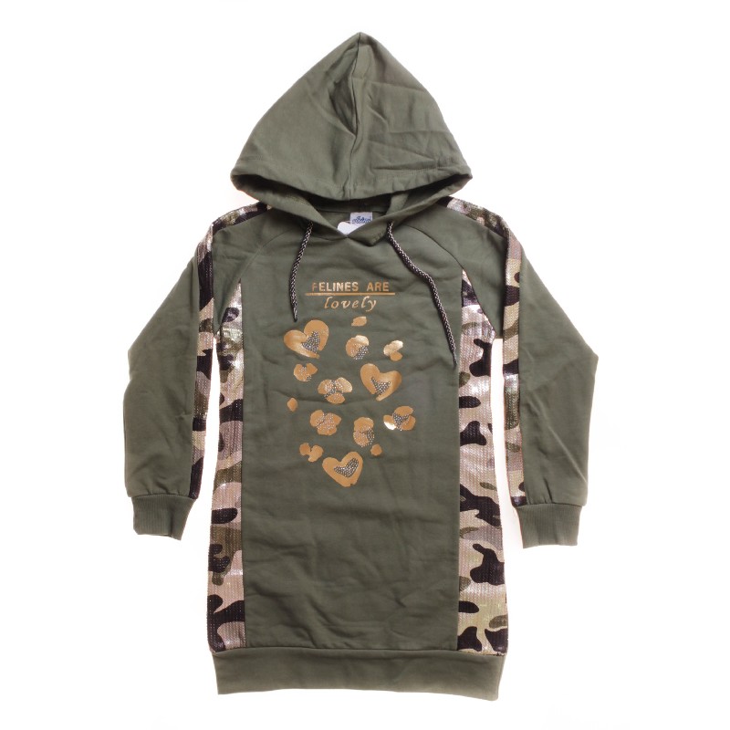 

Туника для девочки ELNINO 19658 134 см хаки (441883)