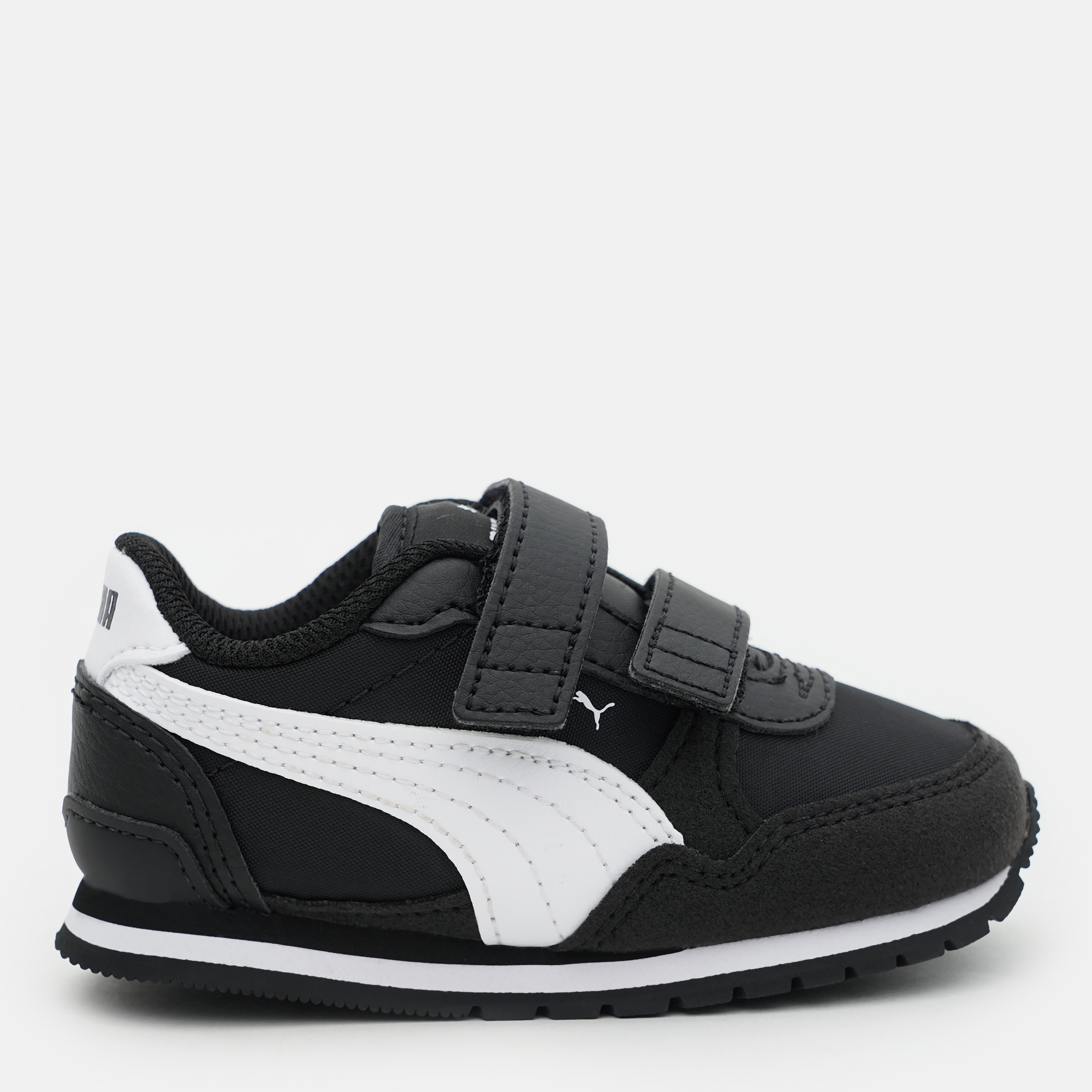 Акція на Кросівки дитячі Puma St Runner v3 NL V Inf 38490301 22 (5) Puma Black/Puma White від Rozetka