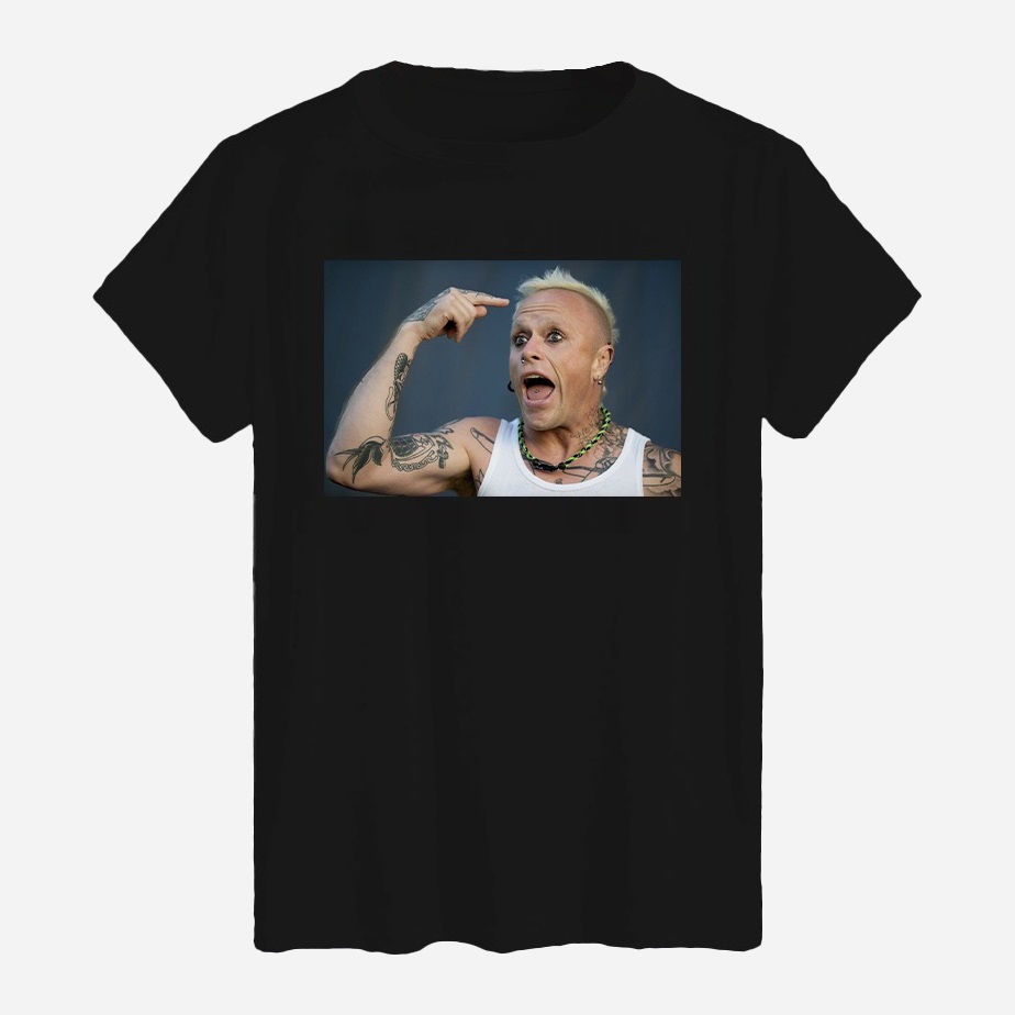 Акція на Футболка бавовняна довга чоловіча Likey Keith Flint M150-0410 XL Чорна від Rozetka