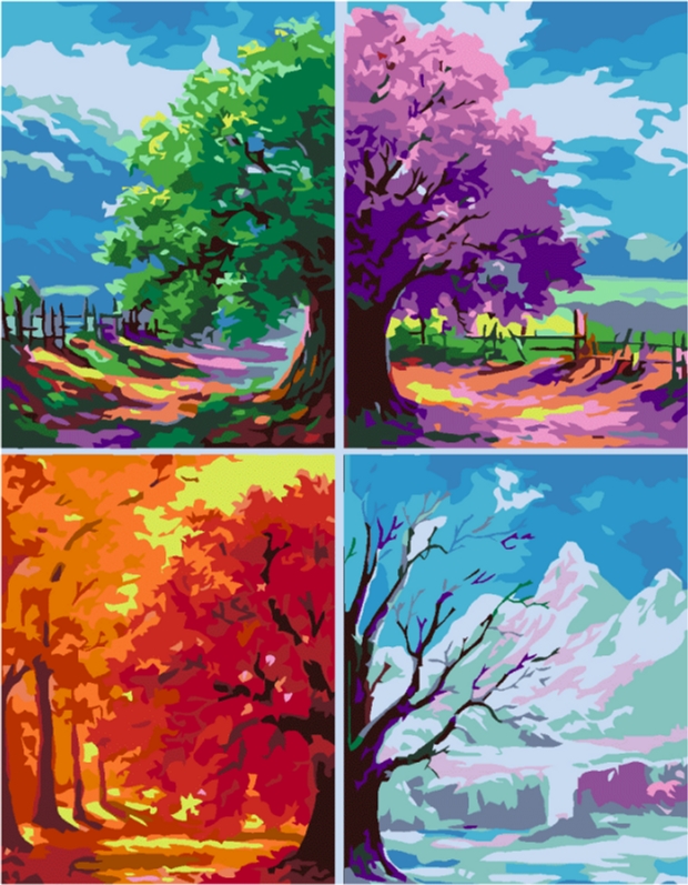 

Картина по номерам Rosa Start 4 Seasons 35 x 45 см (4823098522058)
