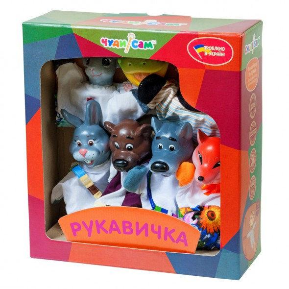 

Игровой Набор кукол-перчаток для домашнего Кукольного театра - сказка Рукавичка для детей и взрослых арт. 153