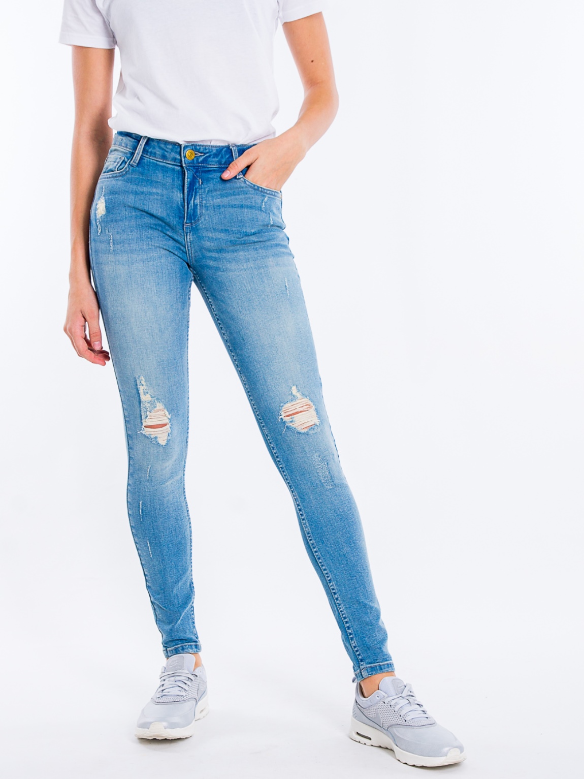 

Джинсы skinny Jennyfer deh17dfunyd XS Голубой