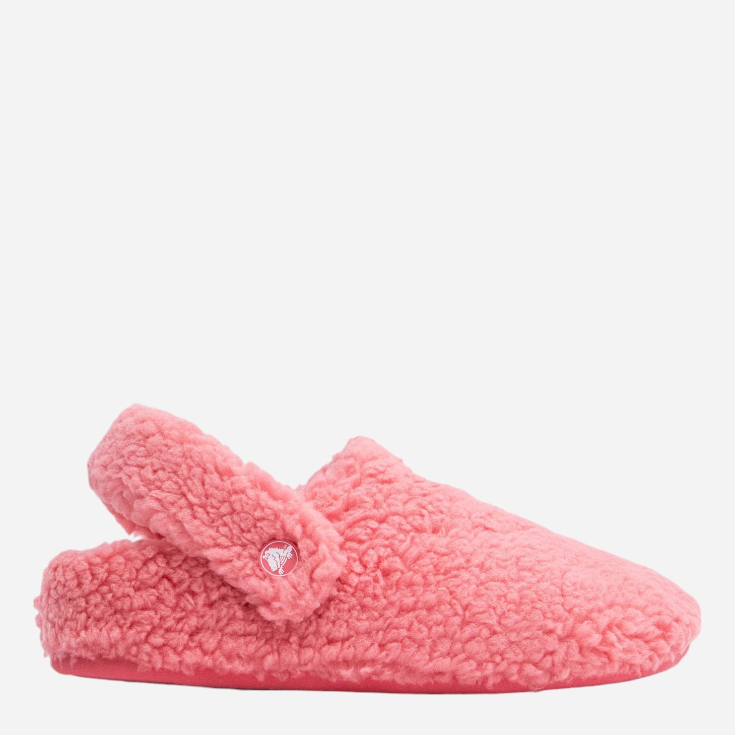 Акція на Жіночі домашні капці утеплені із закритим носком Crocs Classic Cozzzy Slipper 209386-6XF 38-39 (M6/W8) 24 см Рожеві від Rozetka