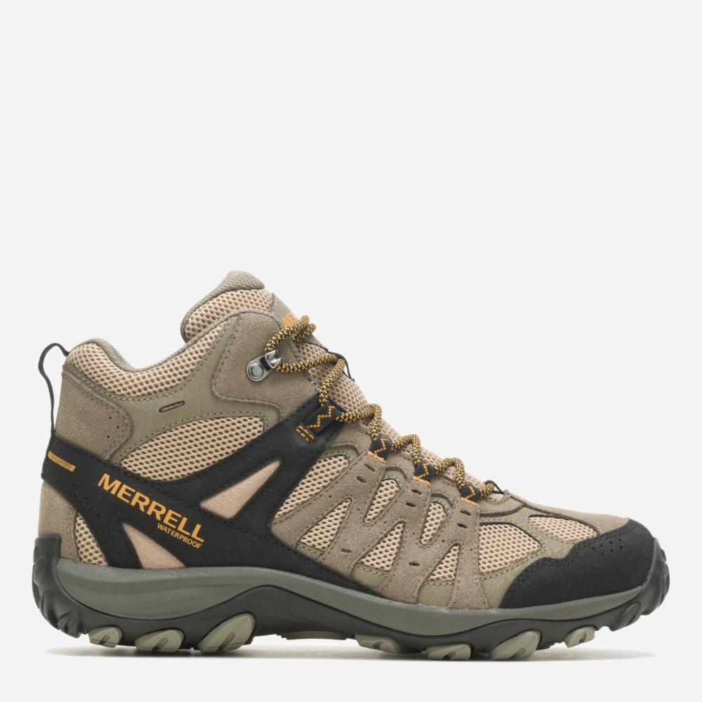 Акція на Чоловічі черевики високі для трекінгу з Gore-Tex Merrell Accentor 3 Mid Wp J037141 41.5 (8US/7.5UK) 26 см Коричневий/Бежевий від Rozetka