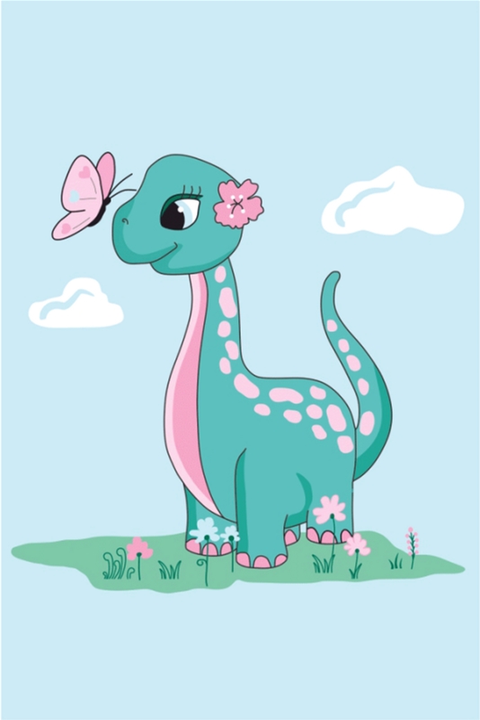 

Картина по номерам Rosa Kids Малевалка Дино и бабочка 20 x 30 см (4823098518198)