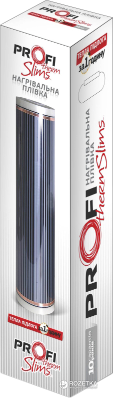 

Пленочный теплый пол ProfiTherm Slims KR50-220 1980 Вт 9 м² (0.5х18 м) (70208680)