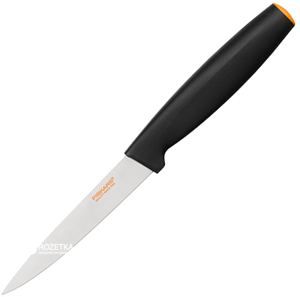 

Кухонный нож Fiskars Functional Form для чистки корнеплодов 11 см Black