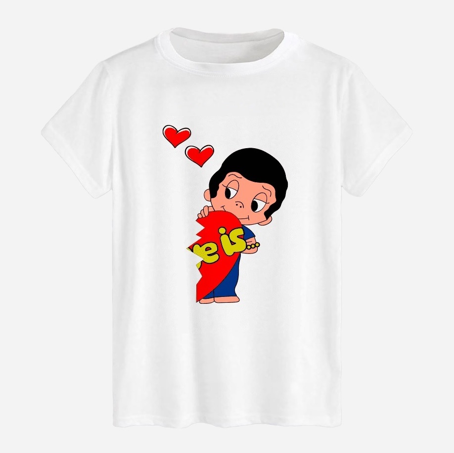 Акція на Футболка бавовняна довга чоловіча Likey Love is boy M150-0230 3XL Біла від Rozetka