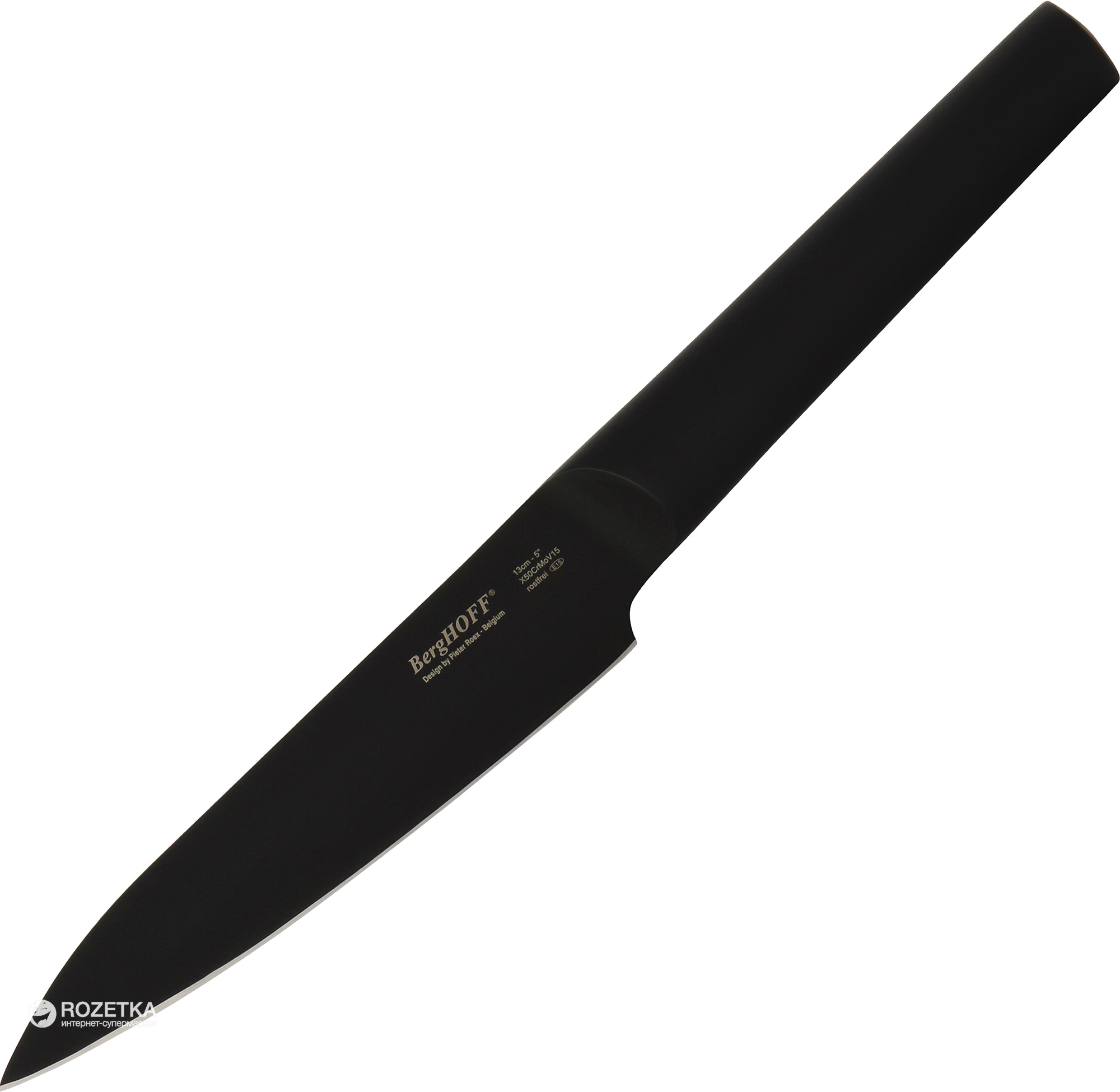 

Кухонный нож BergHOFF Ron универсальный 130 мм Black