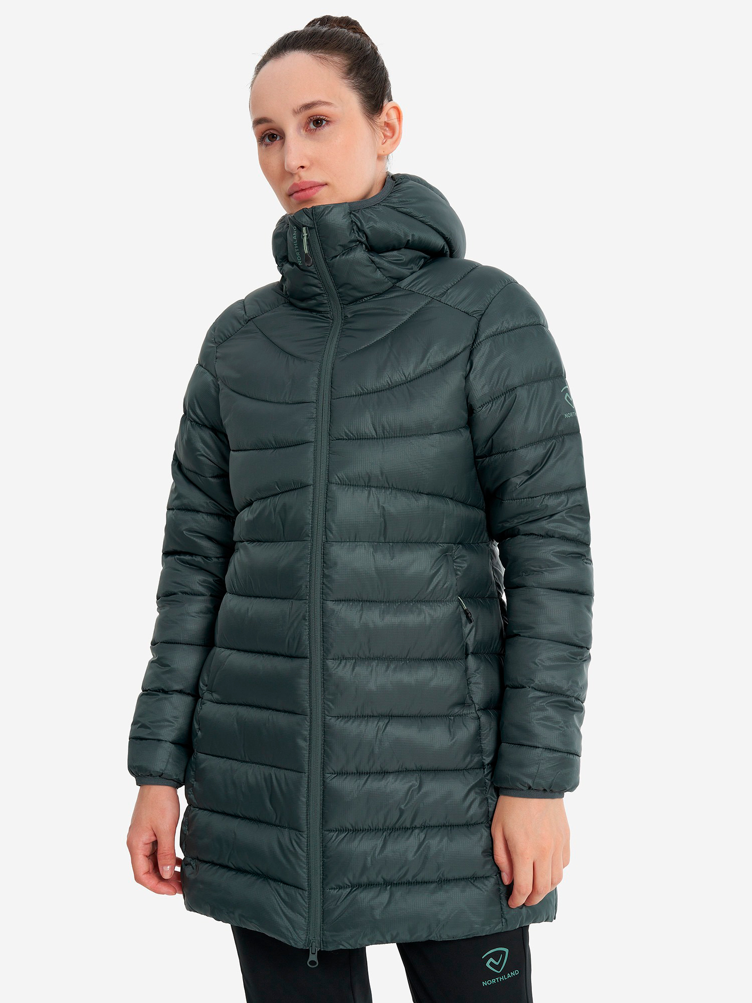 Акція на Куртка зимова жіноча Northland Women's jacket 130493-91 48 Сіра від Rozetka