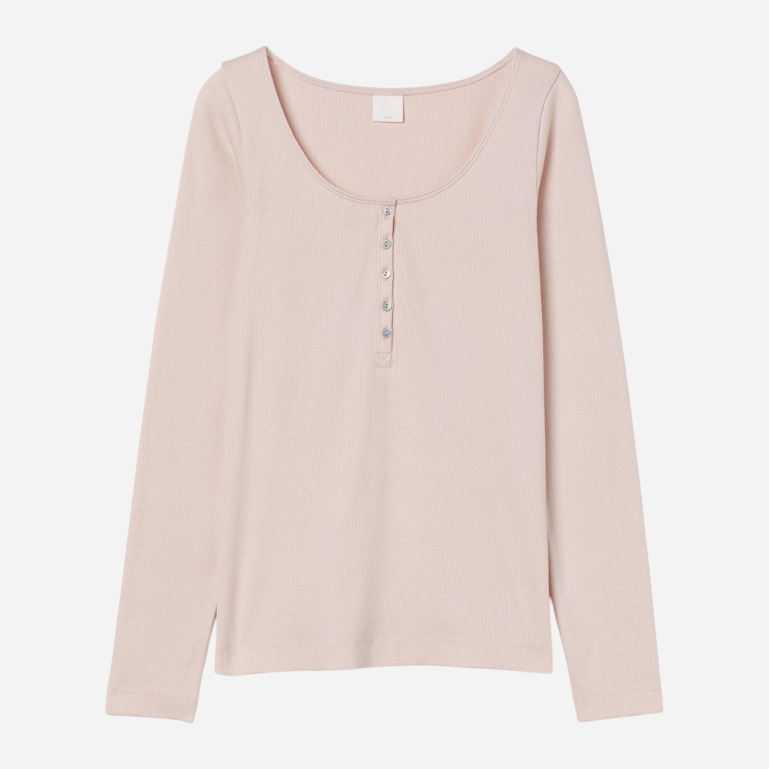 Акція на Лонгслів довгий жіночий H&M 061000128_lightpink M Світло-рожевий від Rozetka