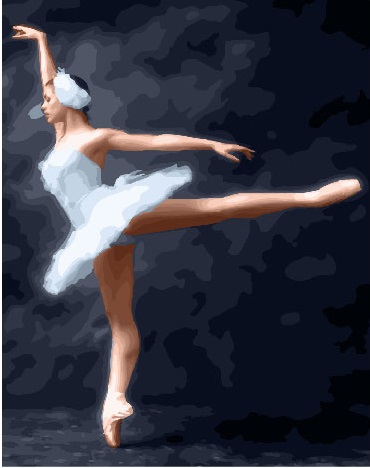 

Картина по номерам BrushMe Волшебство балета 40*50 см (в коробке) арт.BRM23013