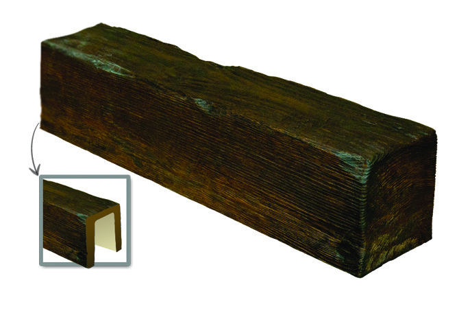 

Балка декоративная из полиуретана «Модерн» Decowood ED 105 (2 м) classic темная 19х13
