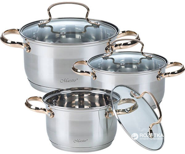 

Набор посуды Maestro MR3520-6М из 6 предметов