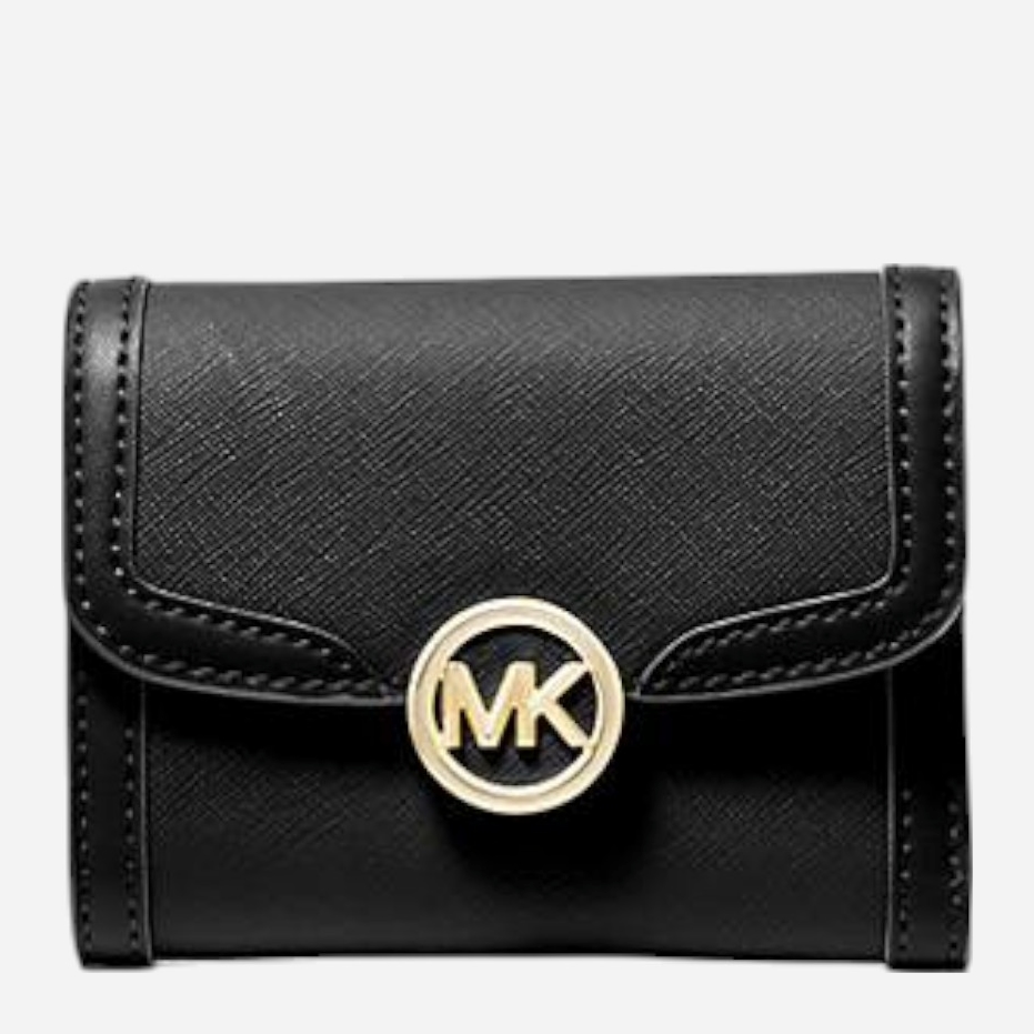 Акція на Гаманець жіночий з штучної шкіри для карток Michael Kors 889687421 Чорний від Rozetka