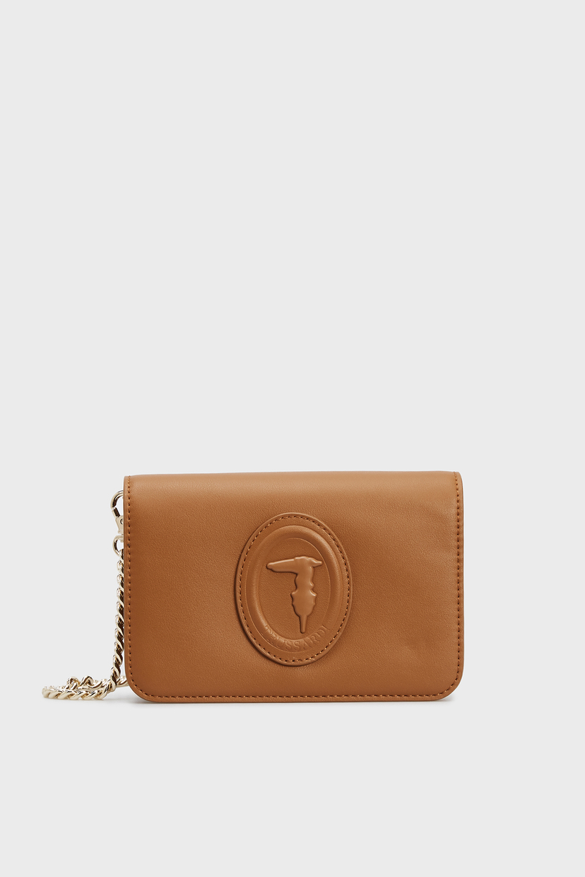

Женская коричневая сумка через плечо Trussardi Jeans OS 9Y099998/75B01076
