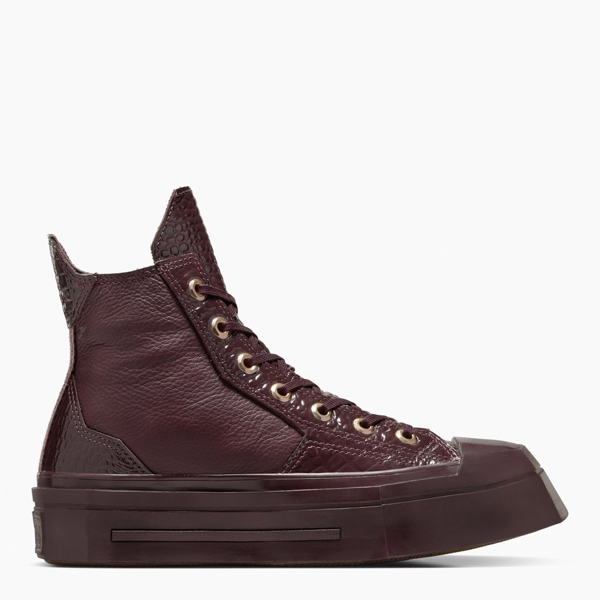 Акція на Жіночі черевики низькі Converse Chuck 70 De Luxe Squared Hi A10039C 37 (4.5US) 23.5 см Бордові від Rozetka