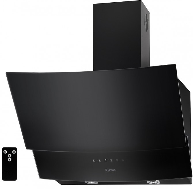 

Вытяжка VENTOLUX WAVE 60 BK (750) TRC