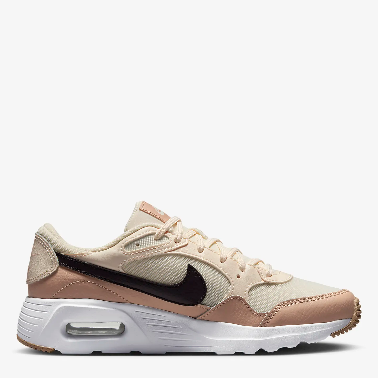 Акція на Підліткові кросівки для хлопчика Nike Air Max Sc (Gs) CZ5358-121 40 (7Y) Бежеві від Rozetka