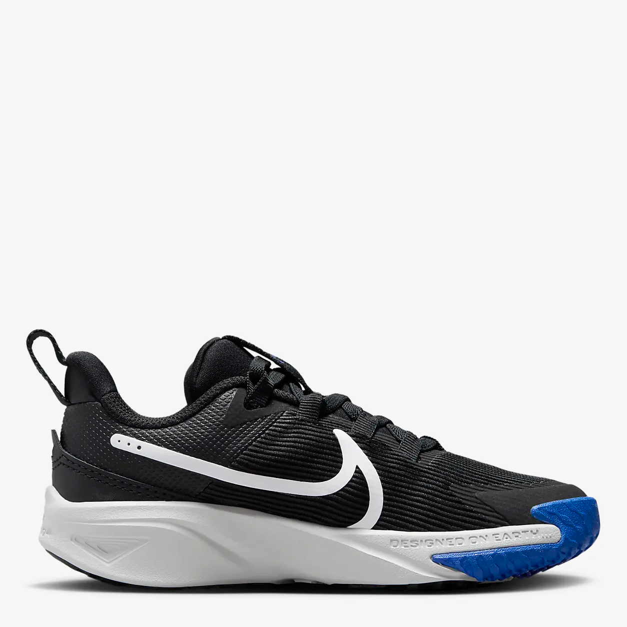 Акція на Дитячі кросівки для хлопчика Nike Star Runner 4 Nn (Ps) DX7614-006 30 (12.5C) Чорні від Rozetka