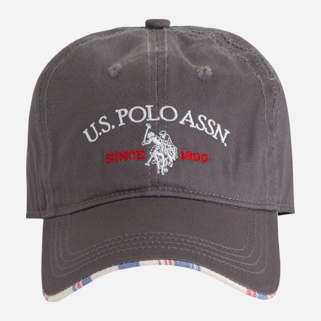 Акція на Кепка чоловіча U.S. Polo Assn 861245301 One Size Сіра від Rozetka