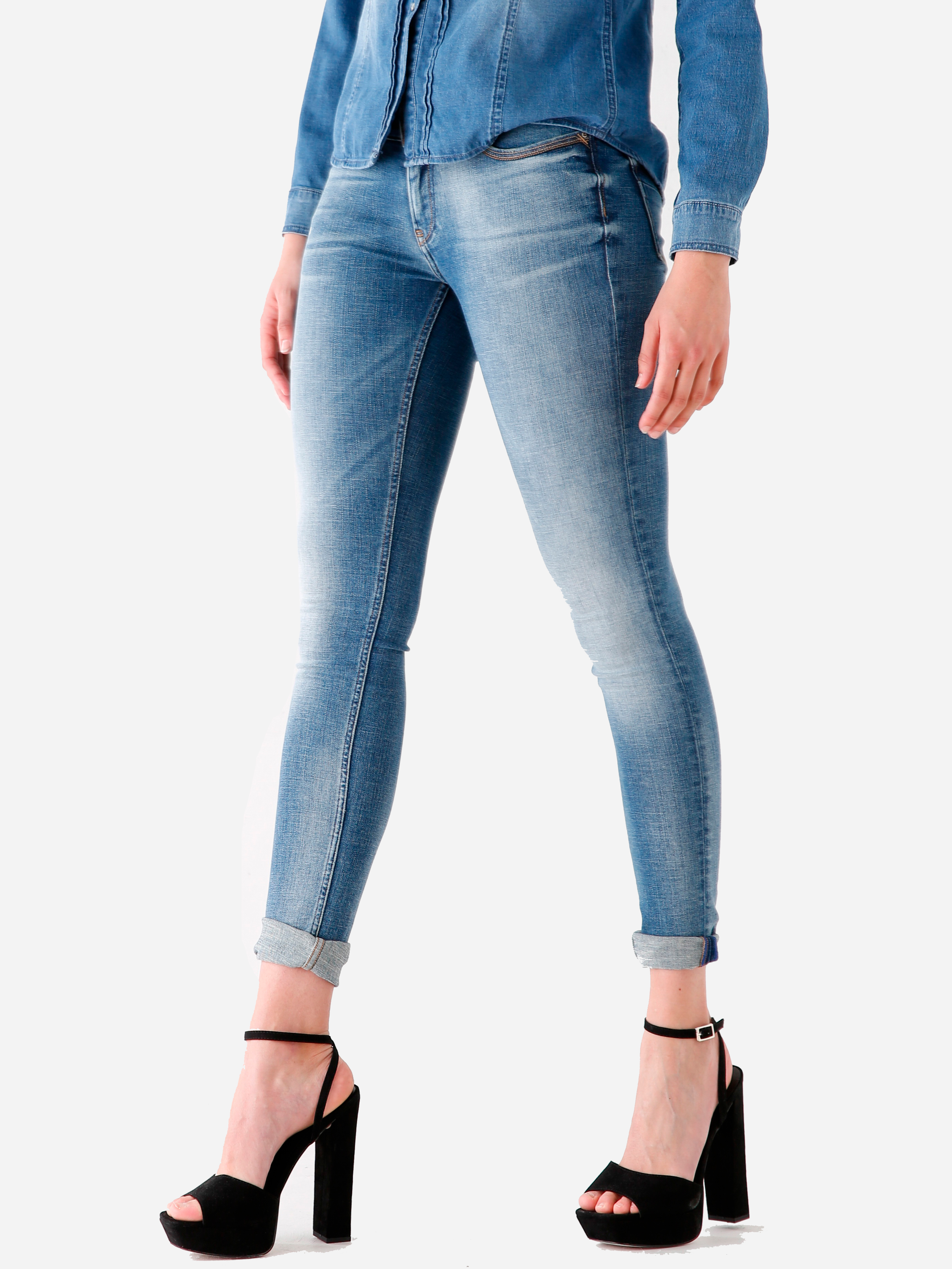 Акція на Джинси Skinny жіночі Garcia Jeans 279-2251 29-32 Сині від Rozetka