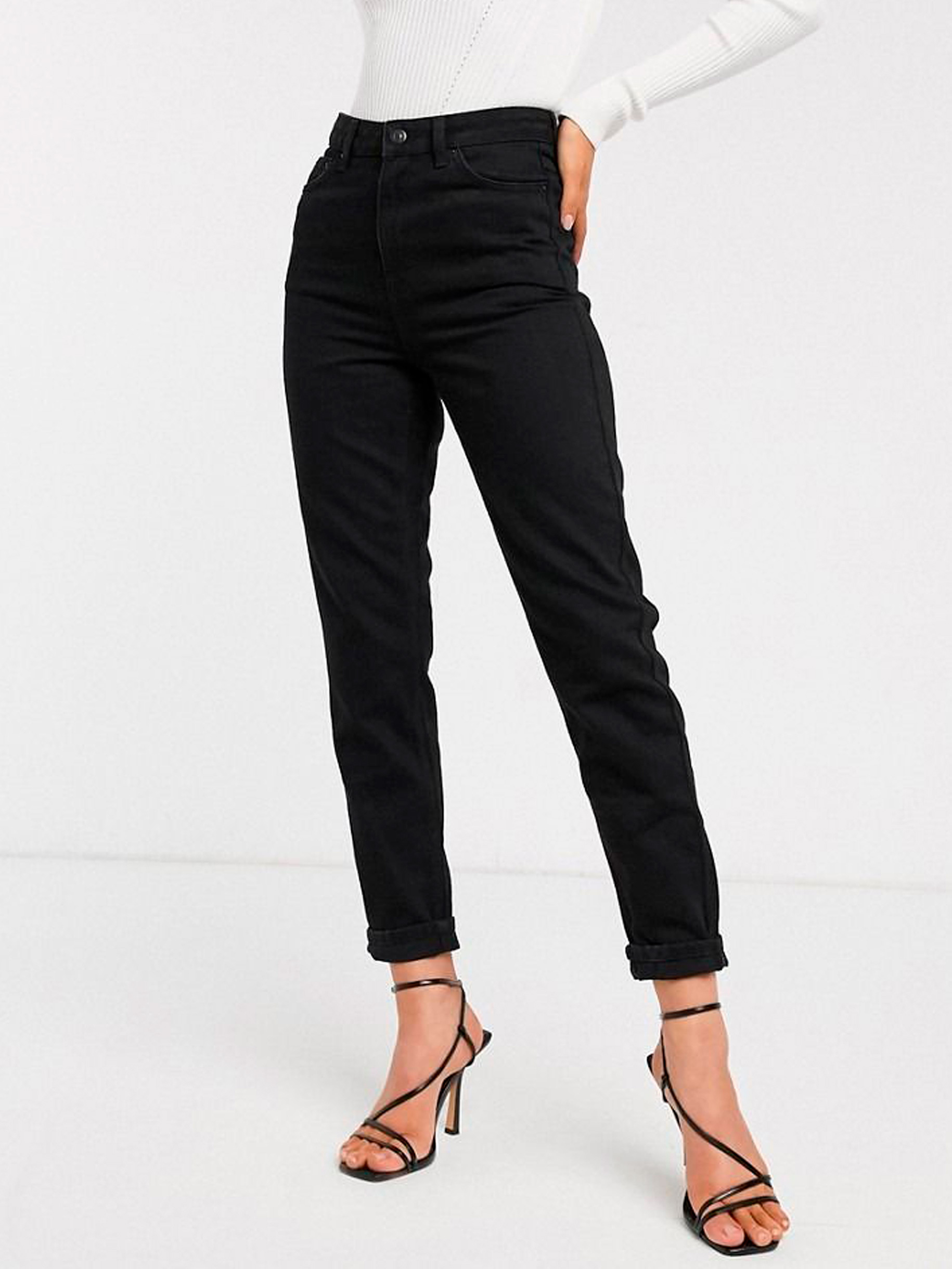 Акція на Джинси Slim Fit жіночі Topshop FLAS-02W19UBLK 25-30 Чорні від Rozetka