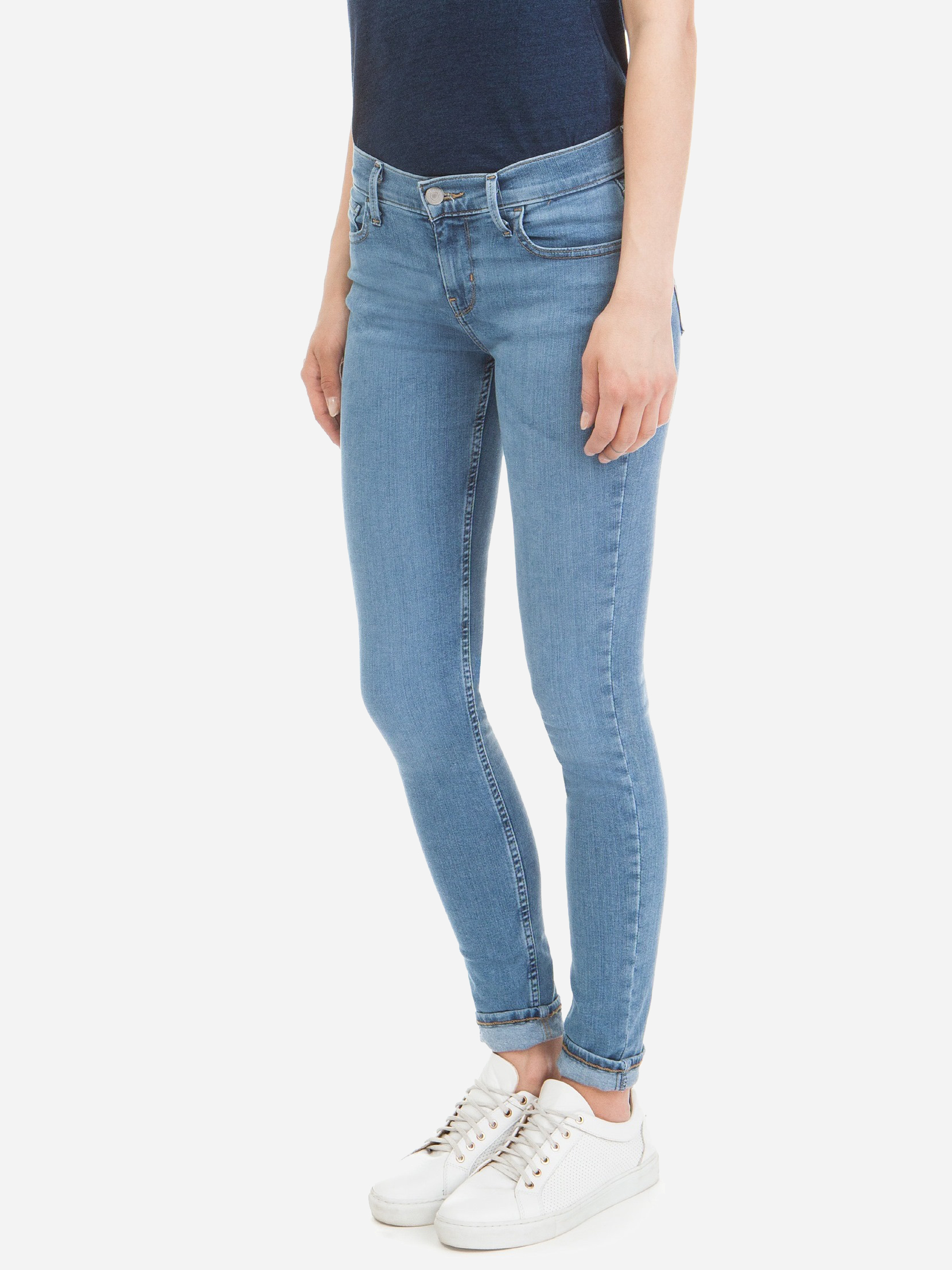 Акція на Джинси Skinny жіночі Levi's 710 Super Skinny 17780-0036 W25L28 Сині від Rozetka