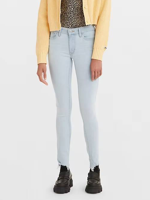 Акція на Джинси Skinny жіночі Levi's 131263009 W28 L30 Блакитні від Rozetka