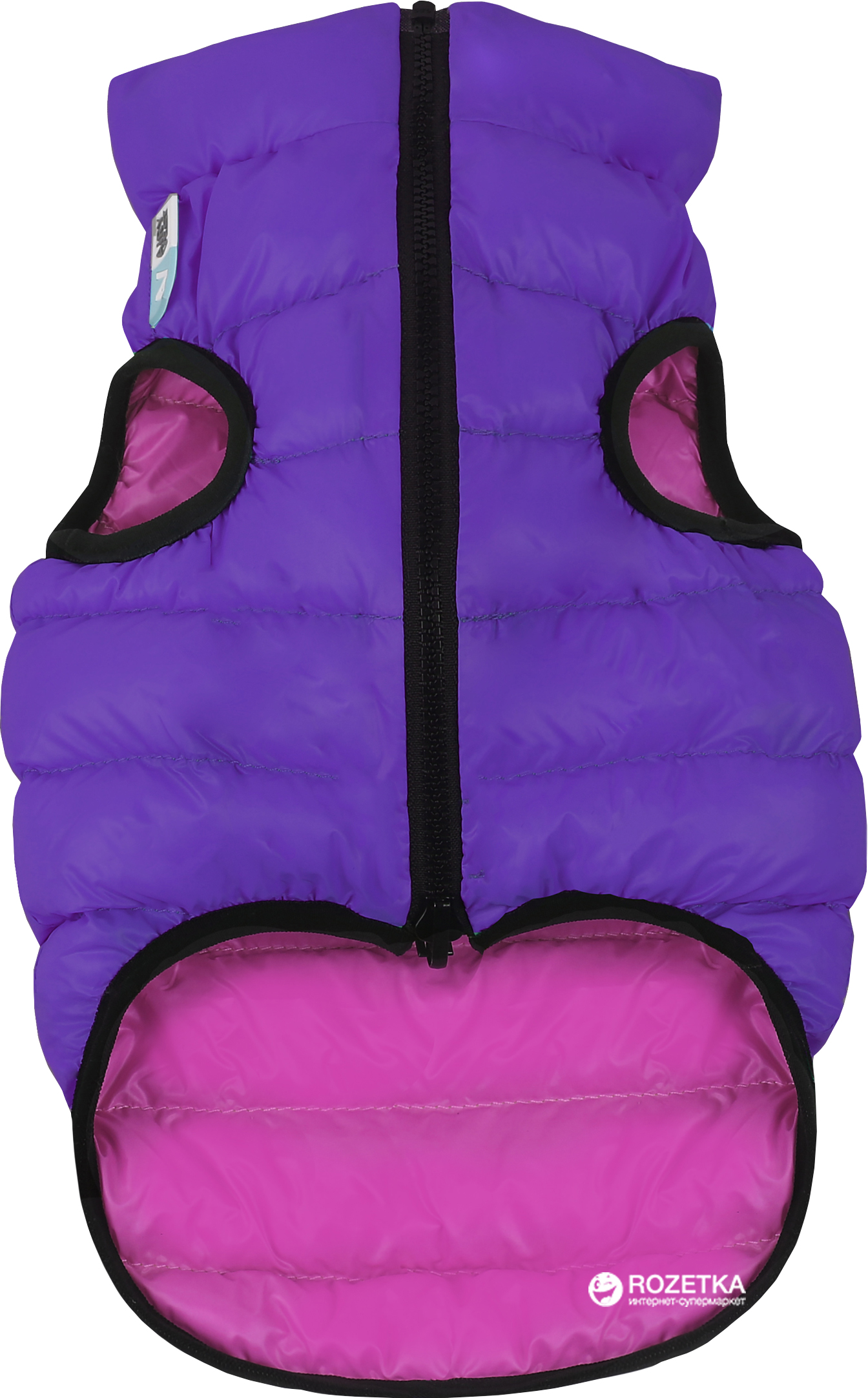 

Двусторонняя курточка для собак Airy Vest для маленьких собак M 45 Фиолетово-розовая (1578)