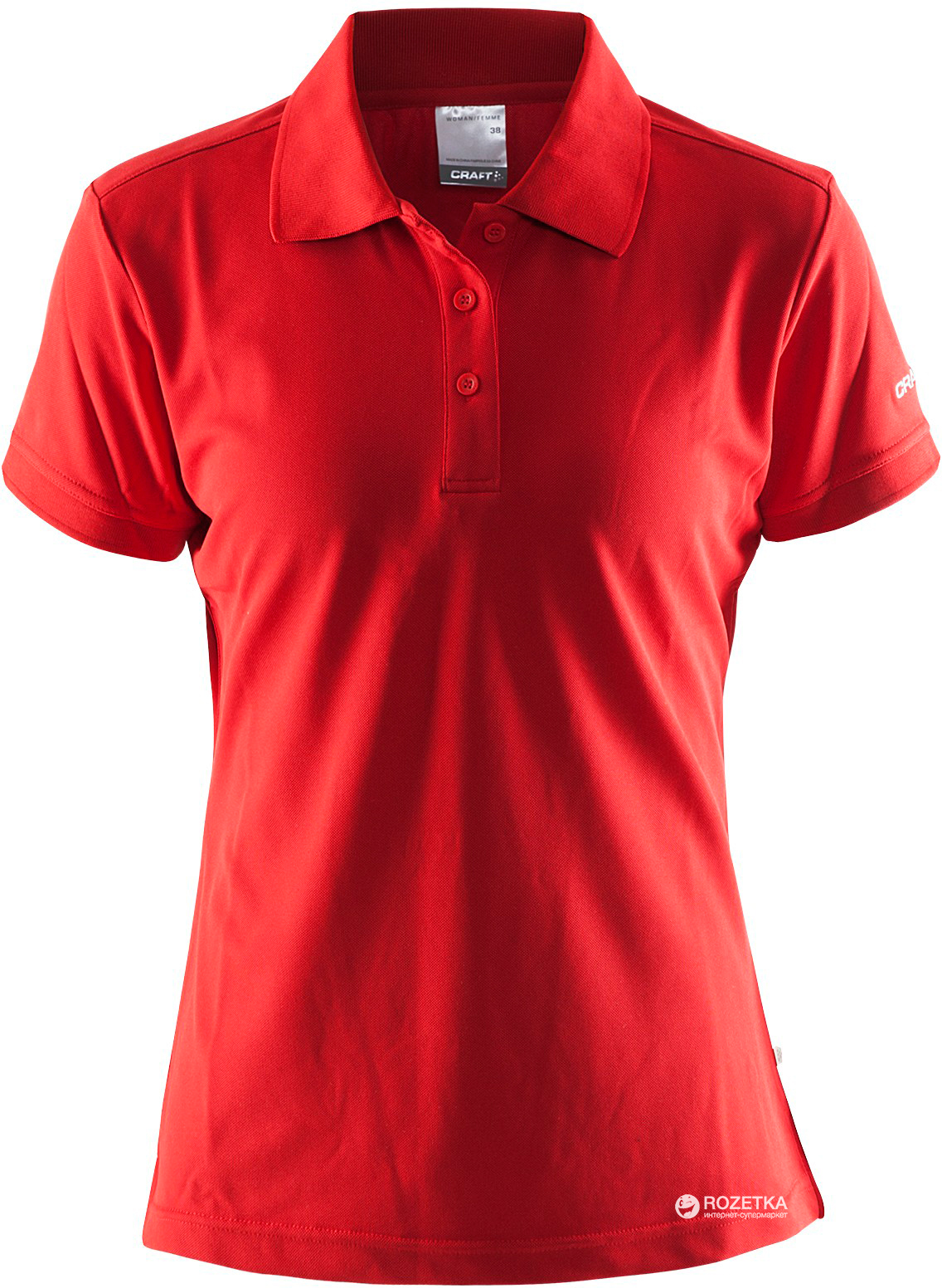 

Поло Craft Polo Shirt Pique Classic Women 192467-1430  Bright Red, Поло Craft Polo Shirt Pique Classic Women 192467-1430 L Bright Red