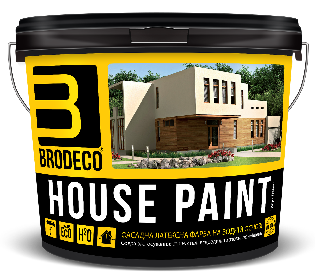 

Фасадная латексная краска Brodeco House Paint 2,5 л.