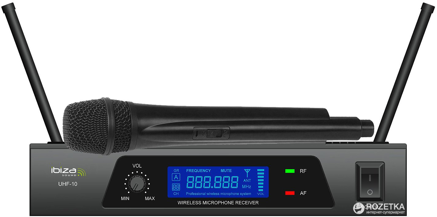 

Радиосистема Ibiza UHF10A 863.90 МГц (15-3026)