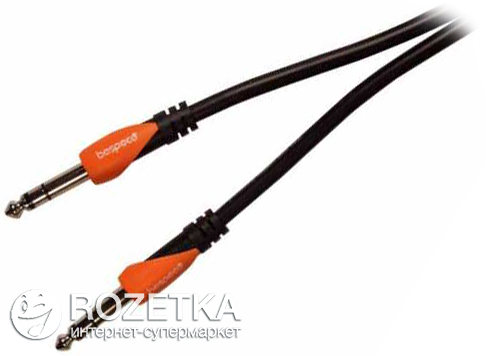 

Инсертный кабель Bespeco SLSS050 0.5 м Black/Orange (23-14-4-2)