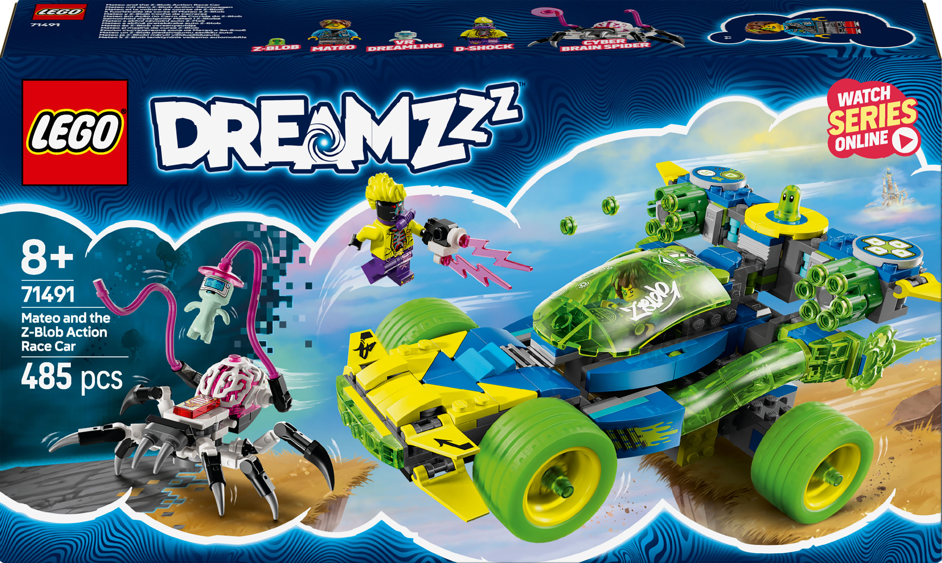 Конструктор LEGO DREAMZzzzz Матео и гоночный автомобиль Зет-Блоб