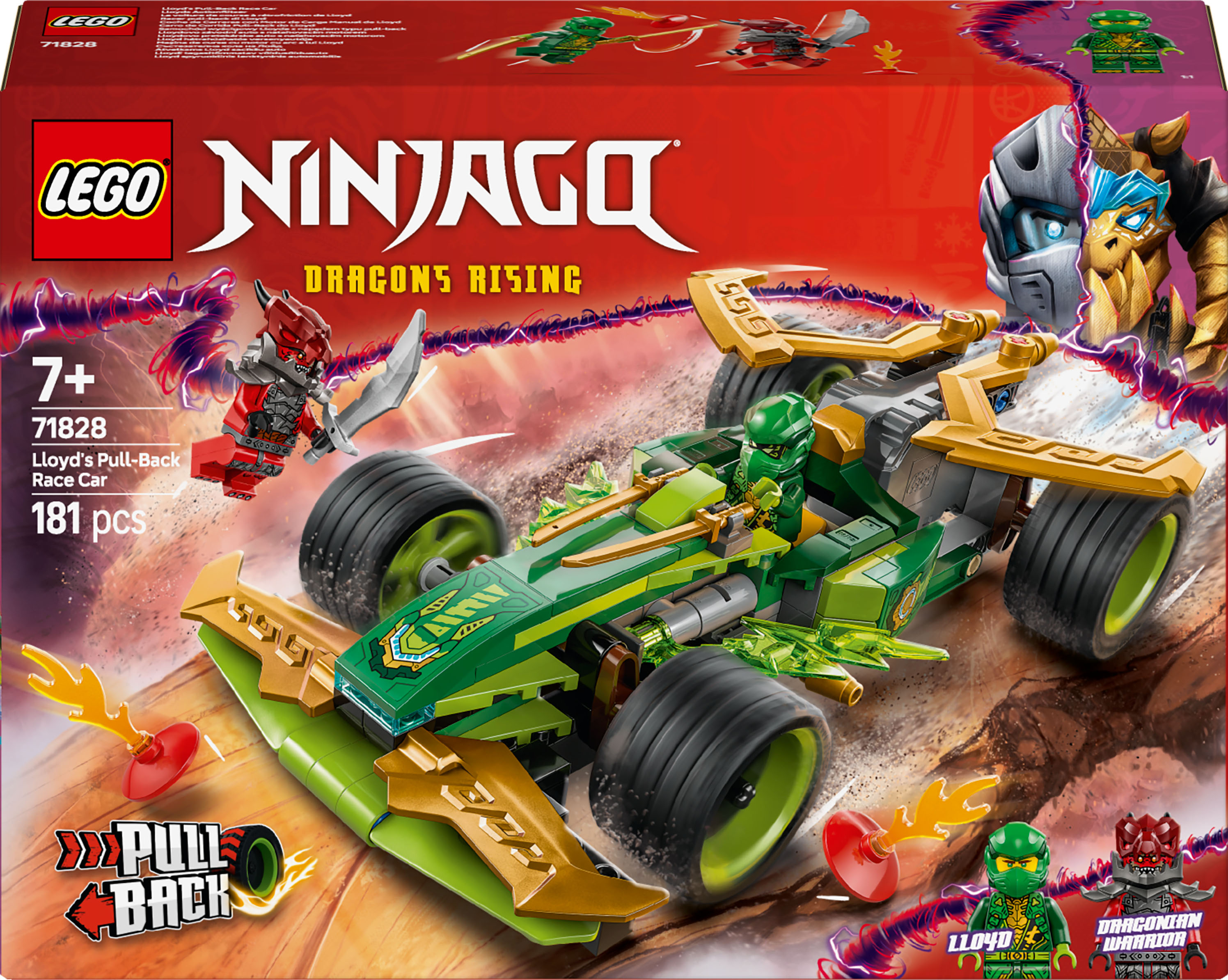 ニコライ Конструктор LEGO Ninjago Автомобиль для гонок Лойда с инерционным