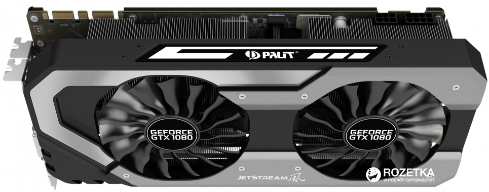 Видеокарта Palit PCI-Ex GeForce GTX 1080 JetStream 8GB GDDR5X