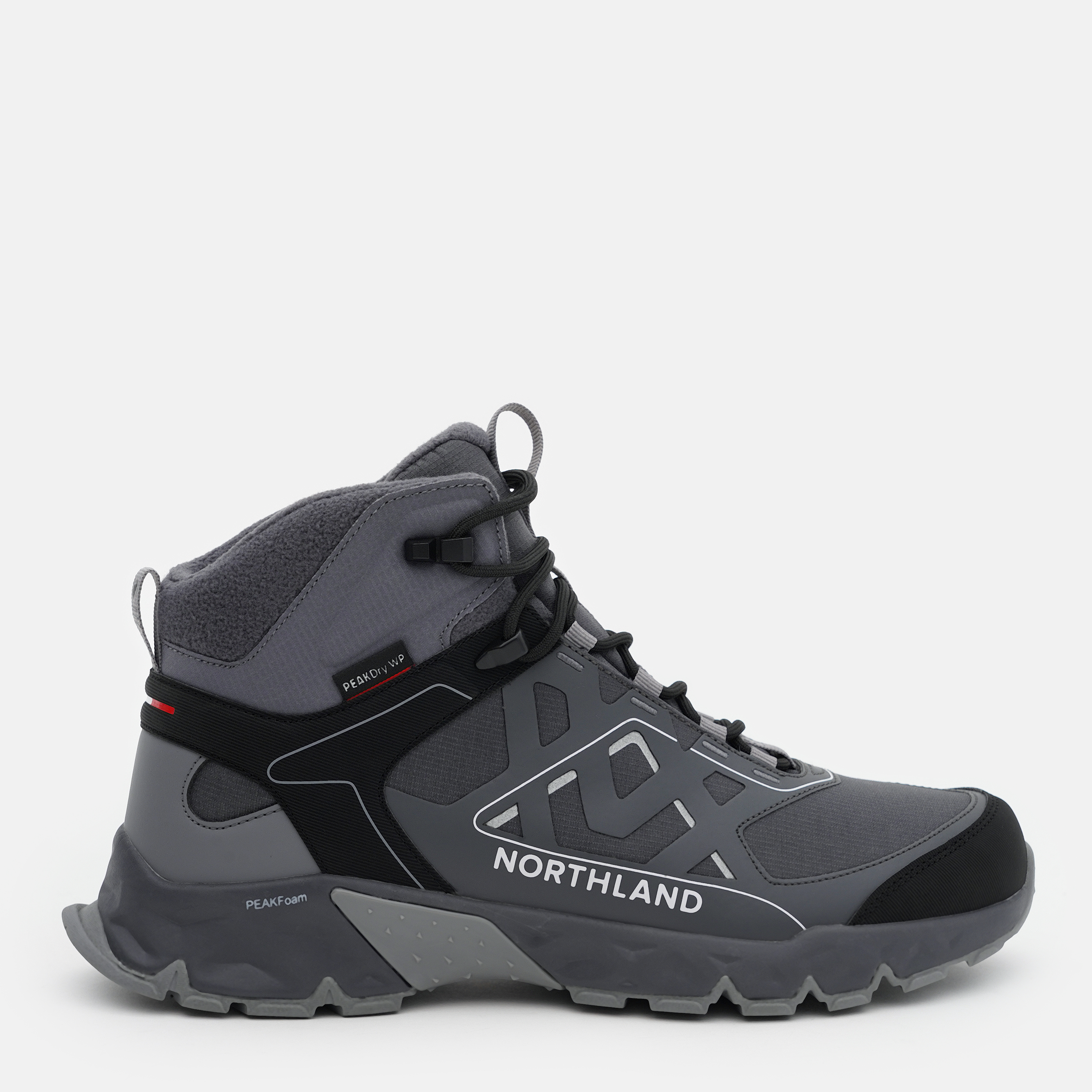 Акція на Чоловічі черевики для трекінгу з мембраною Northland Easy Hiker Mid Men'S Boots 122640-91 45 28.5 см Сірі від Rozetka