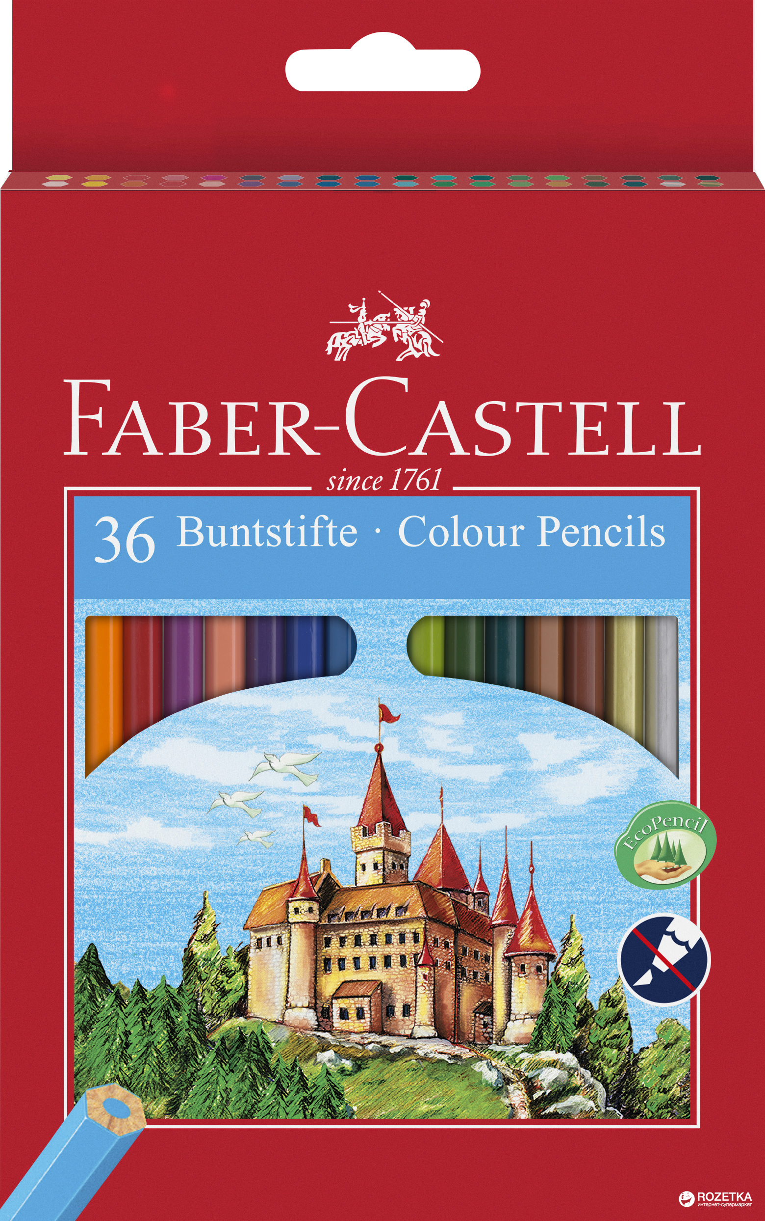 

Набор цветных карандашей Faber-Castell 36 шт (7891360580041)