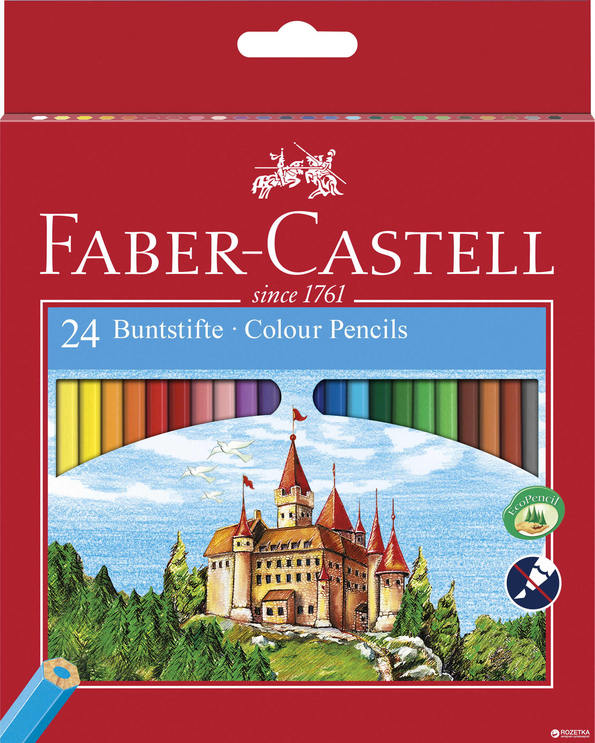

Набор цветных карандашей Faber-Castell 24 шт (7891360580065)