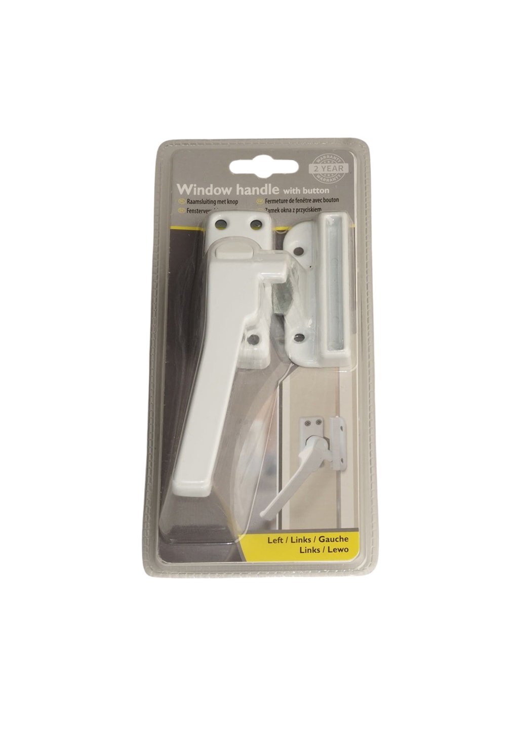 

Ручка оконная с блоком левая Edeka белый K10-111342