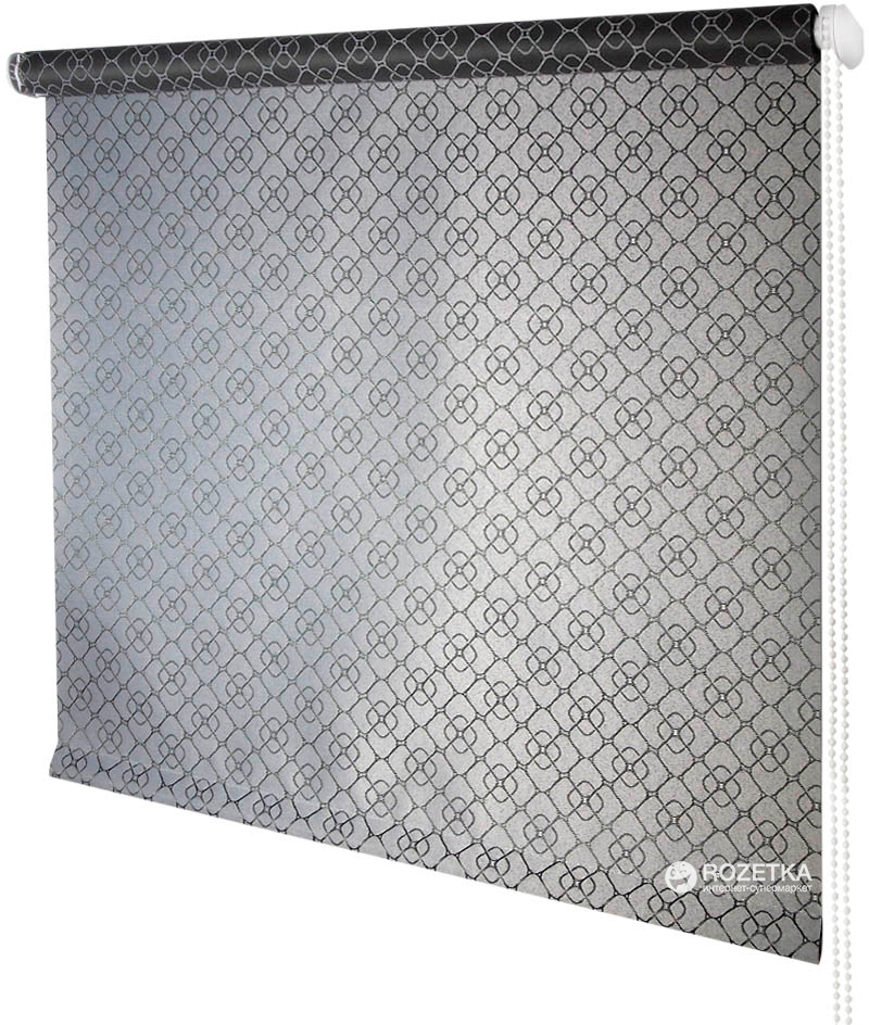 

Ролета тканевая Деко-Сити Мини 115 x 170 см, Витраж Серебро