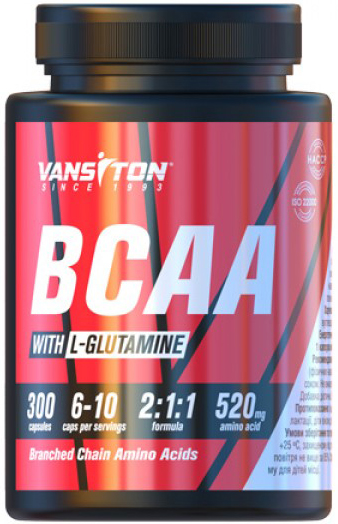 

Аминокислота Vansiton BCAA 300 капсул (4820106591372)