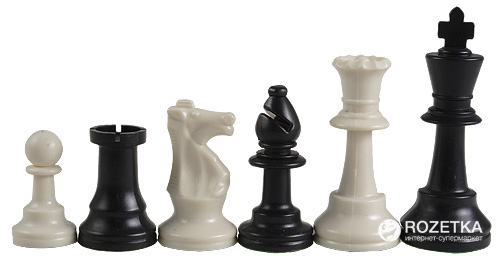 

Шахматные фигуры Schach Queen Стаунтон Пластик Е24 с утяжелителем (20000000011486)