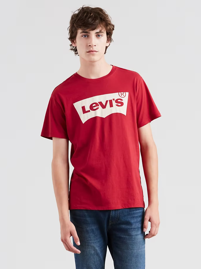 Акція на Футболка Levi's 669128416 M Червона від Rozetka