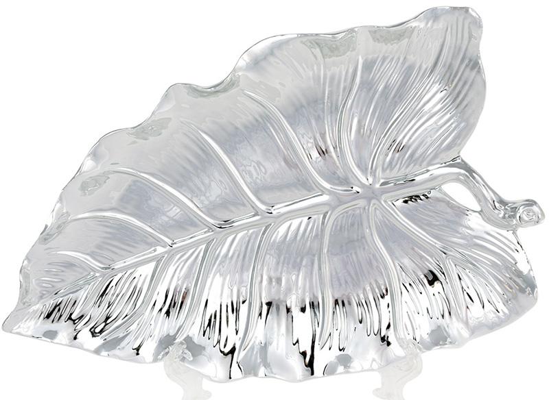 

Набор 2 декоративных блюда Серебряный Лист 26.3х16.5х3.5см, керамика Bona BD-972-105