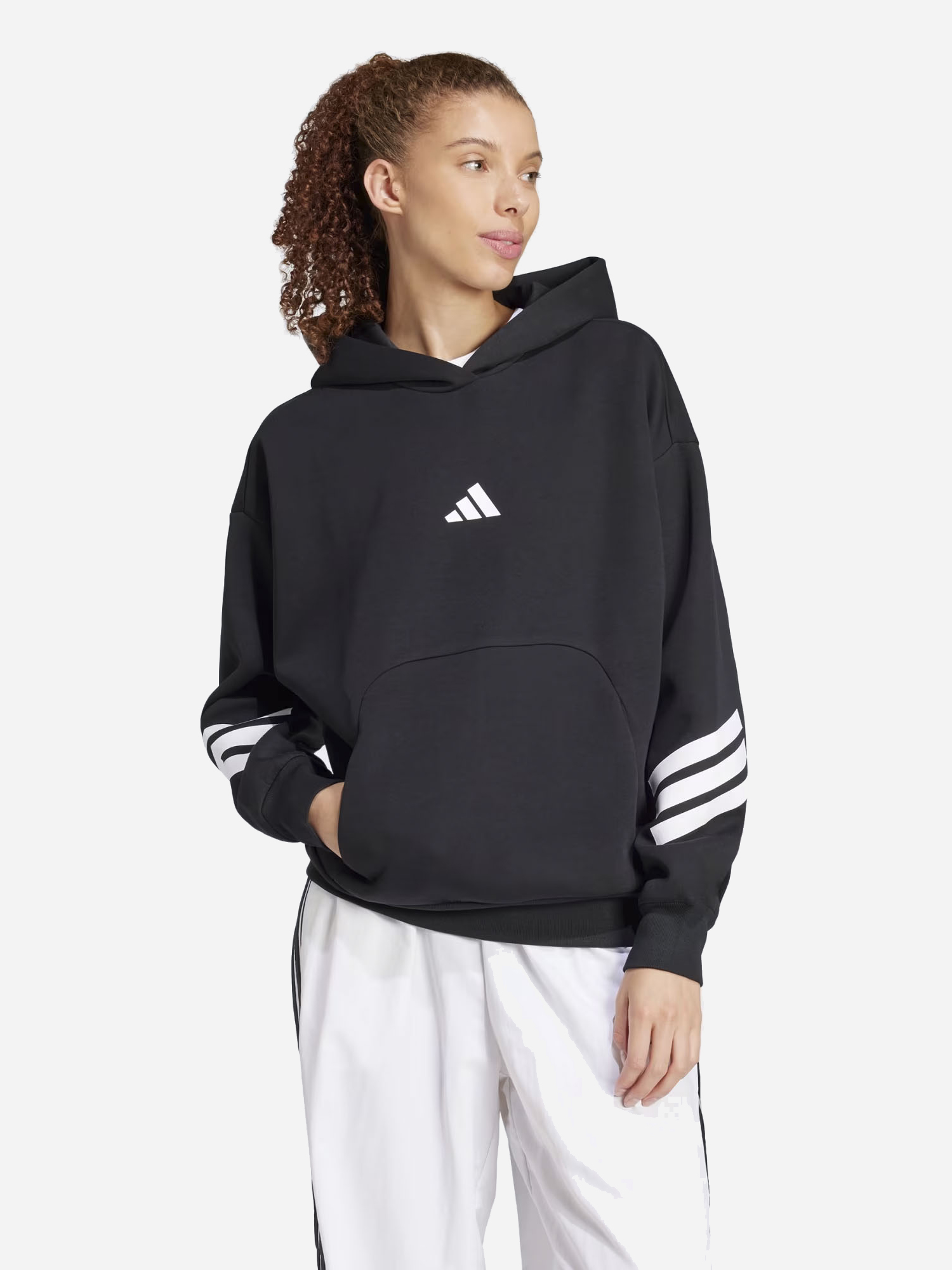 Акція на Худі жіноче Adidas W Fi 3S Oh Hd JC5426 M Black від Rozetka