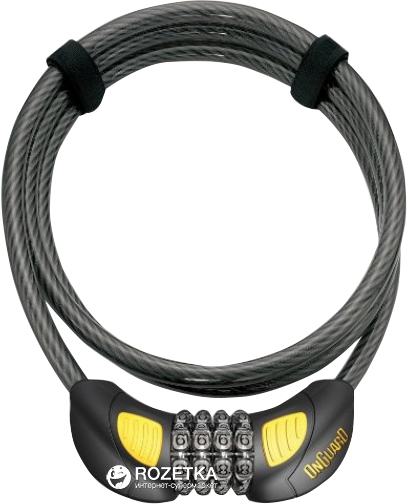 

Замок OnGuard Terrier Combo GLO 1800 x 10 мм Black (LCK-81-82)