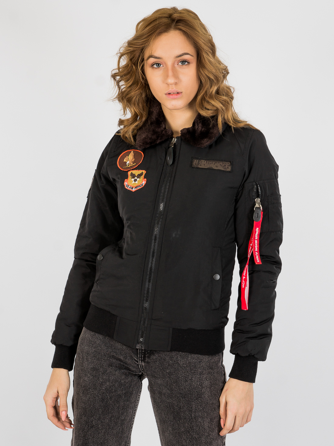 

Бомбер BEBE PLUS 20861  Черный, Бомбер BEBE PLUS 20861 M Черный